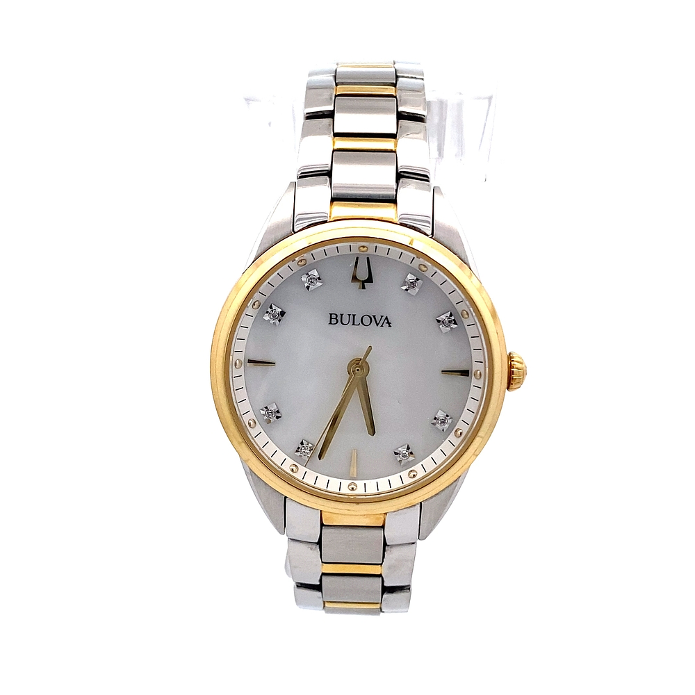 Reloj Mujer Bulova Sutton Acero 32 mm Cuarzo Ref. 98P184