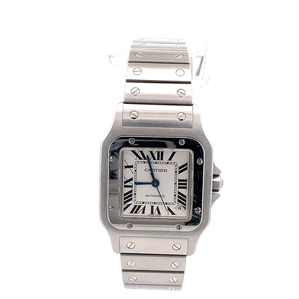 Reloj Hombre Cartier Santos Galbée Acero 32 mm Automático Ref. 2328