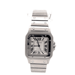 Reloj Hombre Cartier Santos Galbée Acero 32 mm Automático Ref. 2328