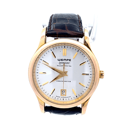Reloj Hombre Wempe Zeitmeister Glashütte Acero Dorado 38 mm Cuarzo Ref. WM050001