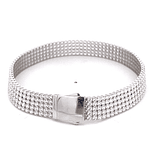 Pulsera de Oro Amarillo 18K Tenis con Broche Cajón de Seguridad