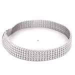 Pulsera de Oro Amarillo 18K Tenis con Broche Cajón de Seguridad