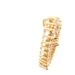 Colgante de Oro Amarillo 14K Corazón con Diamantes