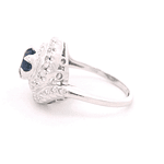 Anillo de Oro Amarillo 14K Rodinado con Diamantes