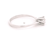 Anillo de Oro Amarillo 18K Solitario con Diamantes