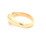 Anillo de Oro Amarillo 18K Solitario con Diamantes