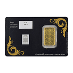 Barra De Oro 24K 1/4 Onza Aurus Joyería Clásico 