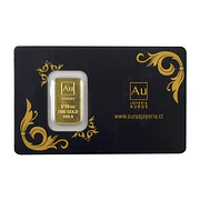 Barra De Oro 24K 1/10 Onza Troy Aurus Joyería Clásico