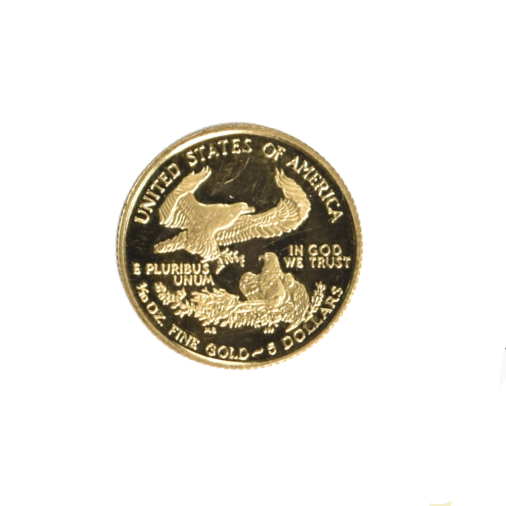 Moneda de Oro American Gold Eagle 1/10 oz 2007 – 5 Dólares (22K)