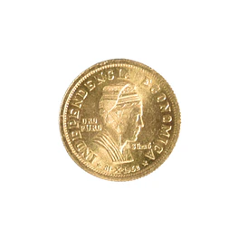Moneda de Oro Bolivia 1952 “Independencia Económica” Ley 900 (3½ Gramos)