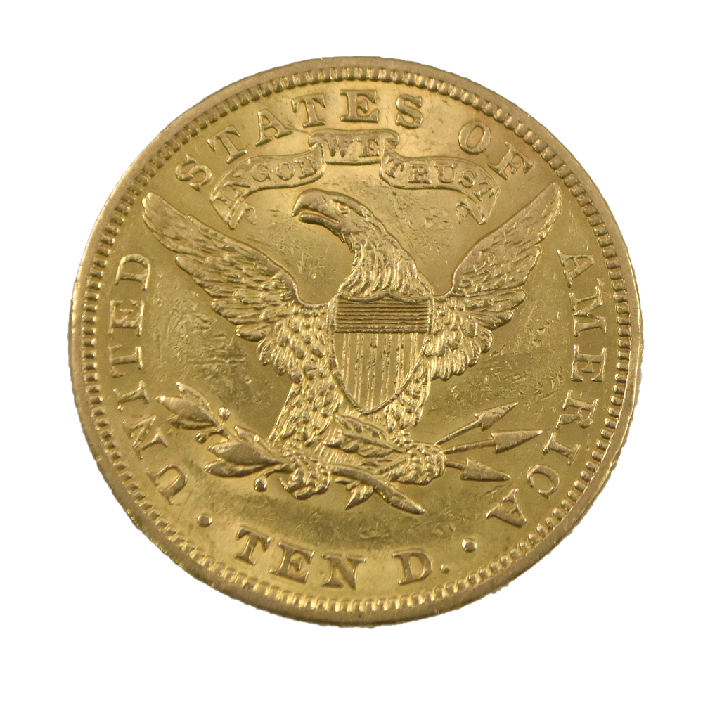 Moneda de Oro 10 Dólares Estados Unidos 1907 (Eagle Liberty Head)