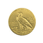 Moneda de Oro 5 Dólares Estados Unidos 1908 (Half Eagle Indian Head)