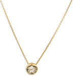 Cadena de Oro Amarillo 18K Rolo con Diamante Natural