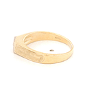 Anillo de Oro Amarillo 14K Solitario con Diamante