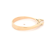 Anillo de Oro Amarillo 18K Solitario con Diamante 0,14 ct