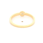 Anillo de Oro Amarillo 18K Solitario con Diamante