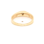 Anillo de Oro Amarillo 14K Solitario con Diamante