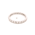 Anillo de Platino Eternity con 25 Diamantes