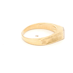 Anillo de Oro Amarillo 14K Solitario con Diamante