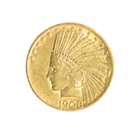 Moneda de Oro 10 Dólares Estados Unidos 1908 (Eagle Indian Head)
