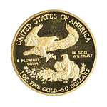 Moneda de Oro 1 Oz American Gold Eagle 50 Dólares Estados Unidos 2016