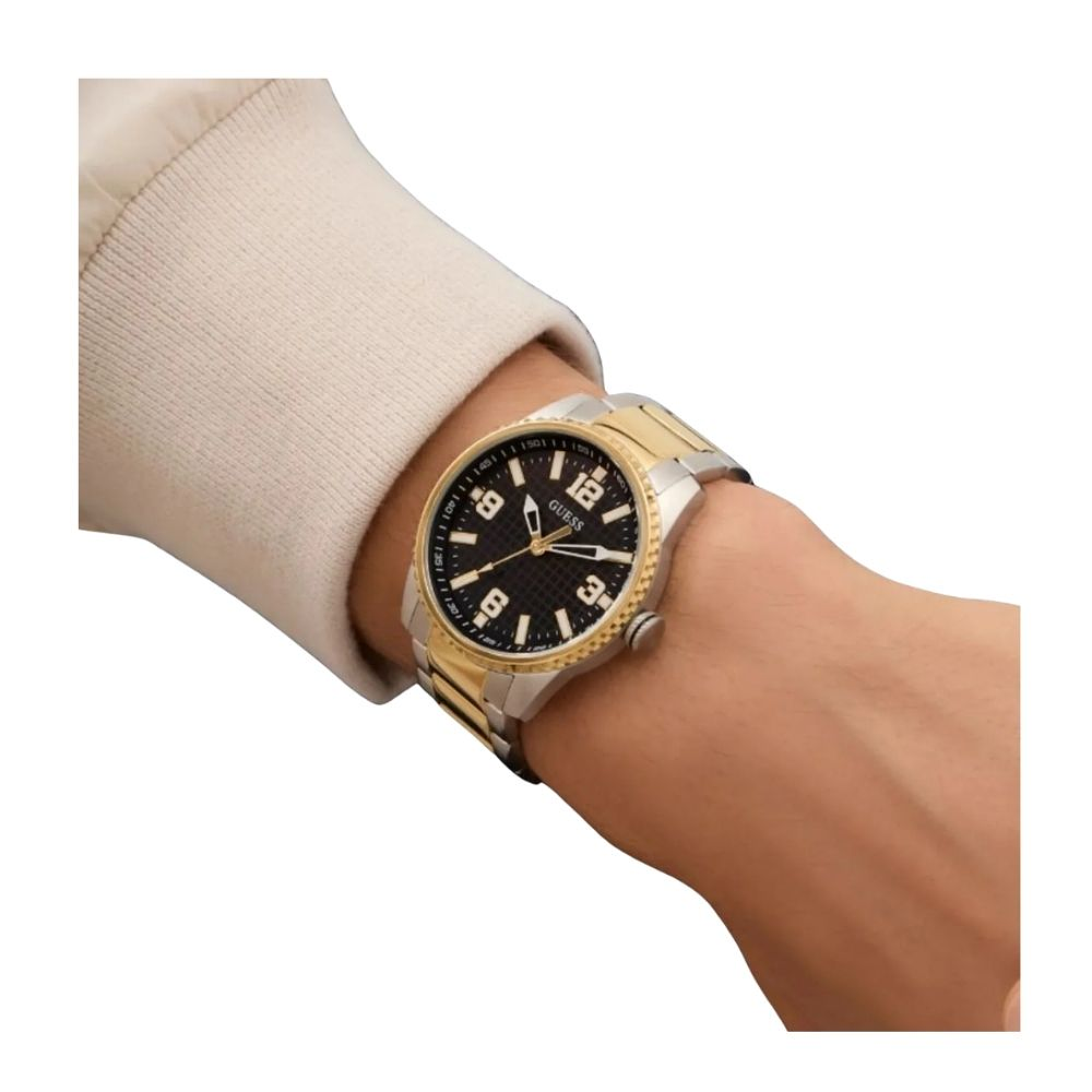 Reloj GUESS Hombre Varsity G GW0889G2 Bitono Dorado