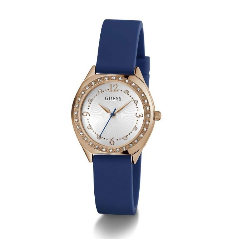 Reloj GUESS Mujer GW0820L2 Azul y Rose Gold 30 mm
