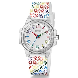 Reloj GUESS Mujer Pride Limited Edition GW0881L2 Arcoíris Transparente 34 mm