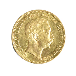 Moneda de Oro 20 Mark Alemania 1899 Wilhelm II 