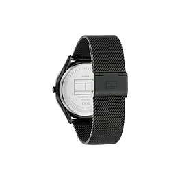 Reloj Tommy Hilfiger Becker 1710513 Hombre Negro con Malla de Acero