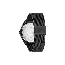 Reloj Tommy Hilfiger Becker 1710513 Hombre Negro con Malla de Acero