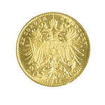 Moneda de Oro 20 Coronas (Corona) Austria-Hungría 1915 – Francisco José I