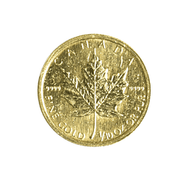 Moneda de Oro Canadá Maple Leaf 1/10 Oz 1996 – 5 Dólares (Oro 9999)