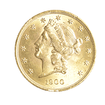 Moneda de Oro 20 Dólares Estados Unidos 1900 Liberty Head (Double Eagle) – Oro 900
