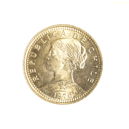 Moneda de Oro 20 Pesos Chile 1976 “Dos Cóndores” – Oro 900