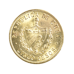 Moneda de Oro Cuba 5 Pesos 1915 “Patria y Libertad” – Oro 900
