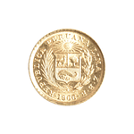 Moneda de Oro 1/5 de Libra Perú 1966