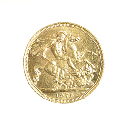 Moneda de Oro Soberano Reino Unido 1976 (Elizabeth II) – 22K