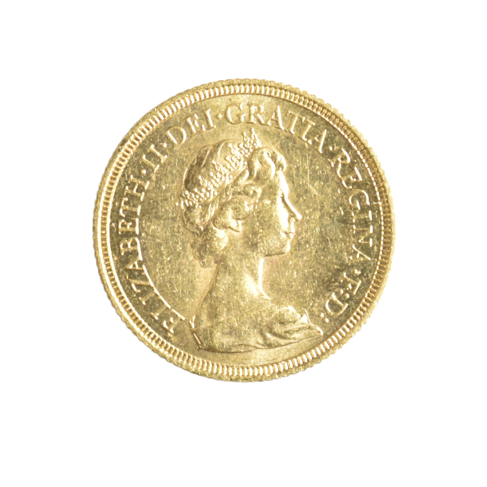 Moneda de Oro Soberano Reino Unido 1976 (Elizabeth II) – 22K