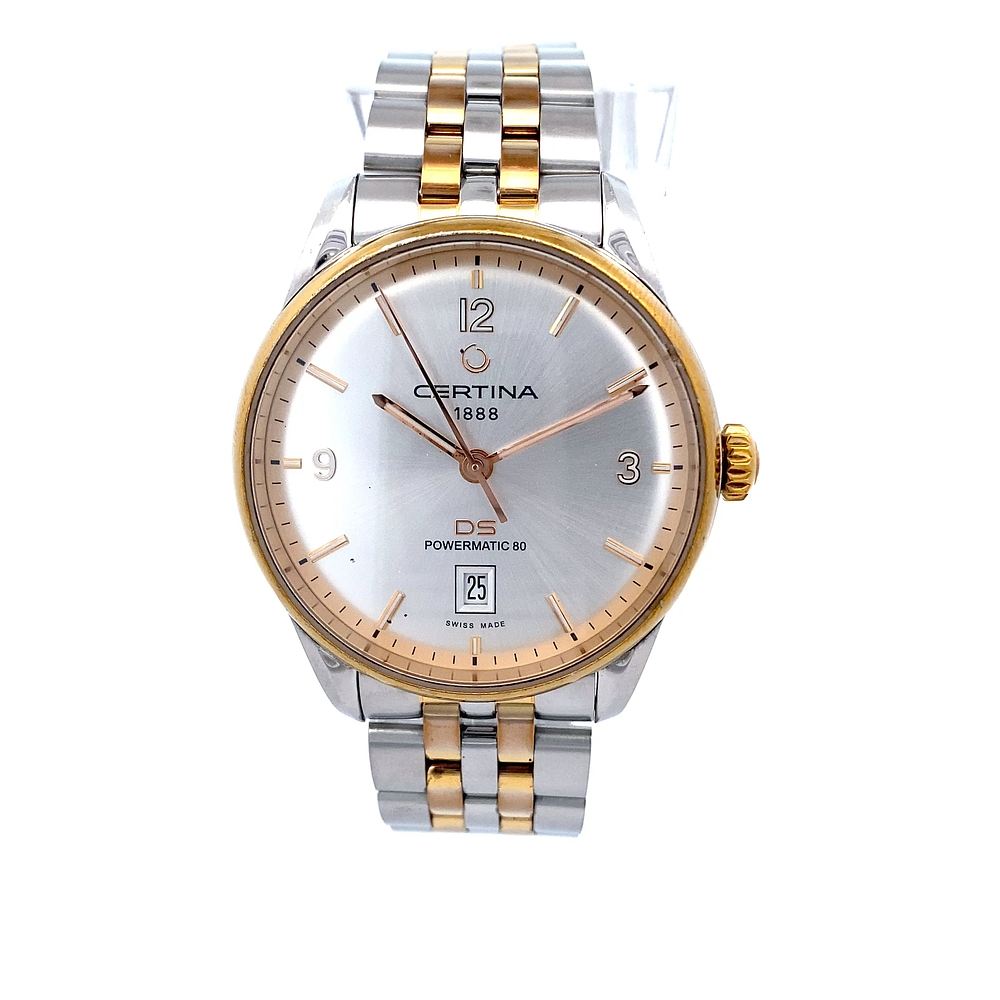 Reloj Certina DS Powermatic 80 C026407A Hombre Automático Acero 40 mm Esfera Plateada