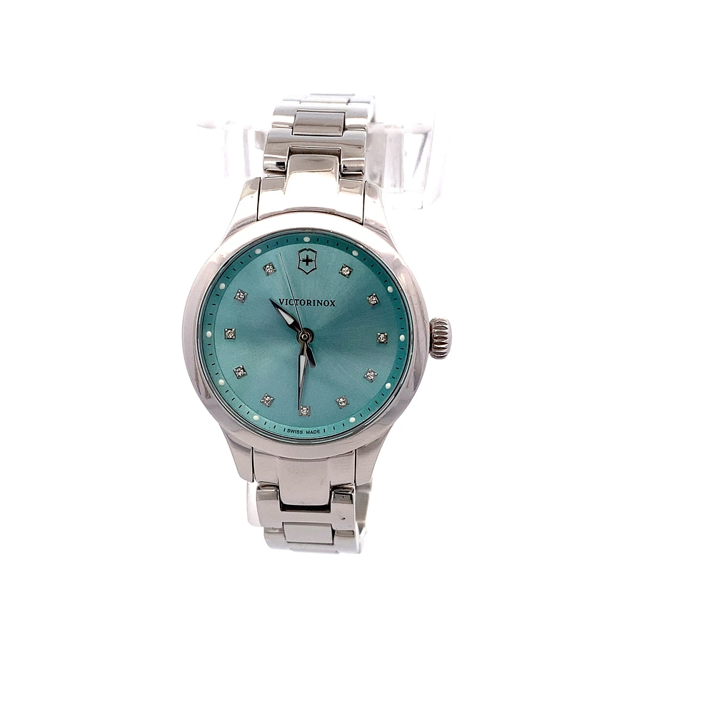 Reloj Victorinox Swiss Army Alliance XS 241915 Mujer Acero 28 mm Verde Menta