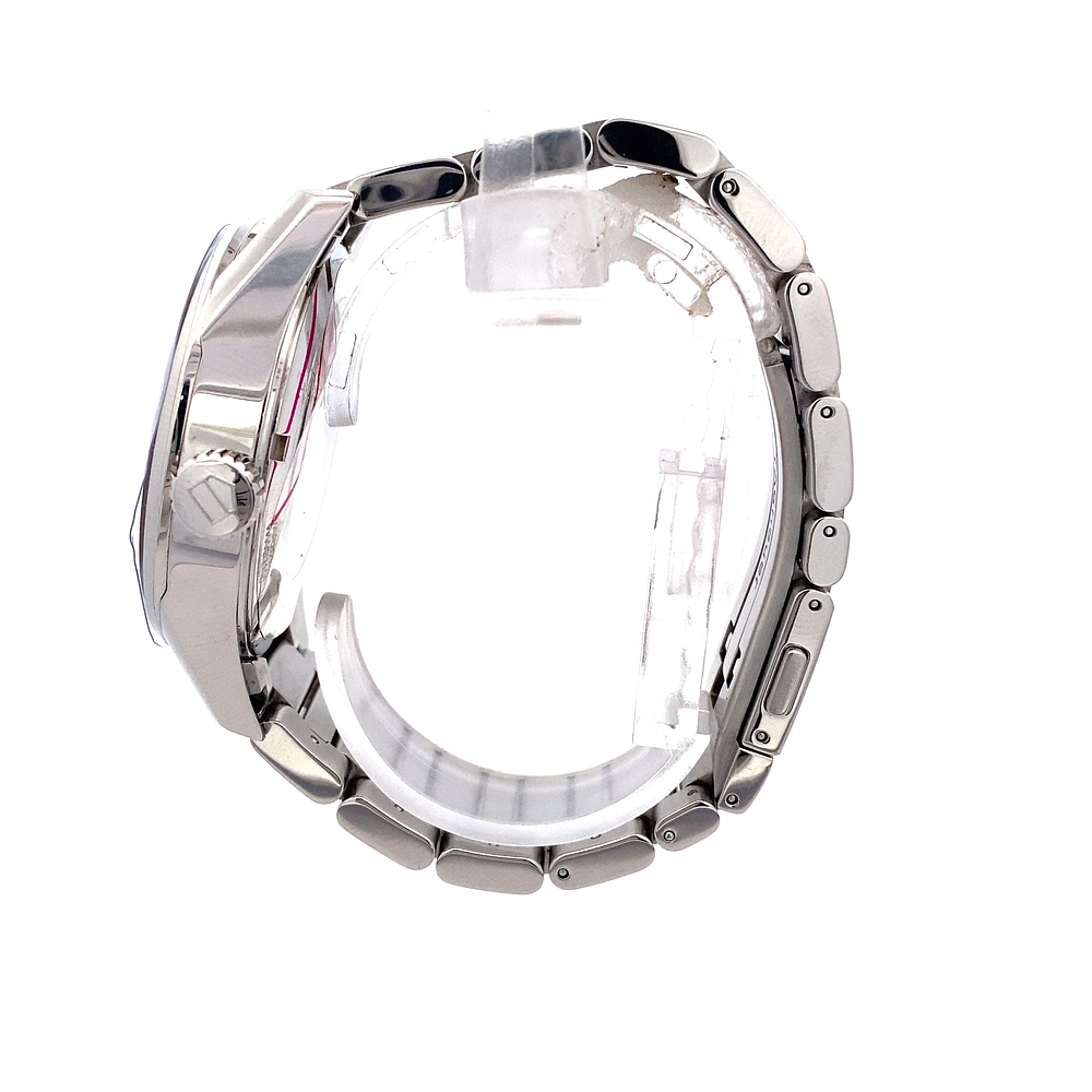 Reloj TAG Heuer Carrera Calibre 7 Twin-Time WAR2012-1 Hombre Automático Acero 40 mm Esfera Negra