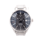 Reloj TAG Heuer Carrera Calibre 7 Twin-Time WAR2012-1 Hombre Automático Acero 40 mm Esfera Negra