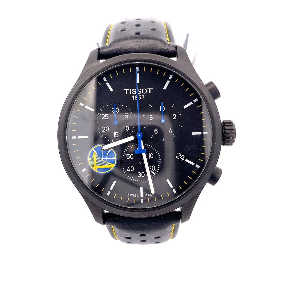 Reloj Tissot NBA T116617A TNBA Hombre Cronógrafo Acero Negro 45 mm Esfera Negra