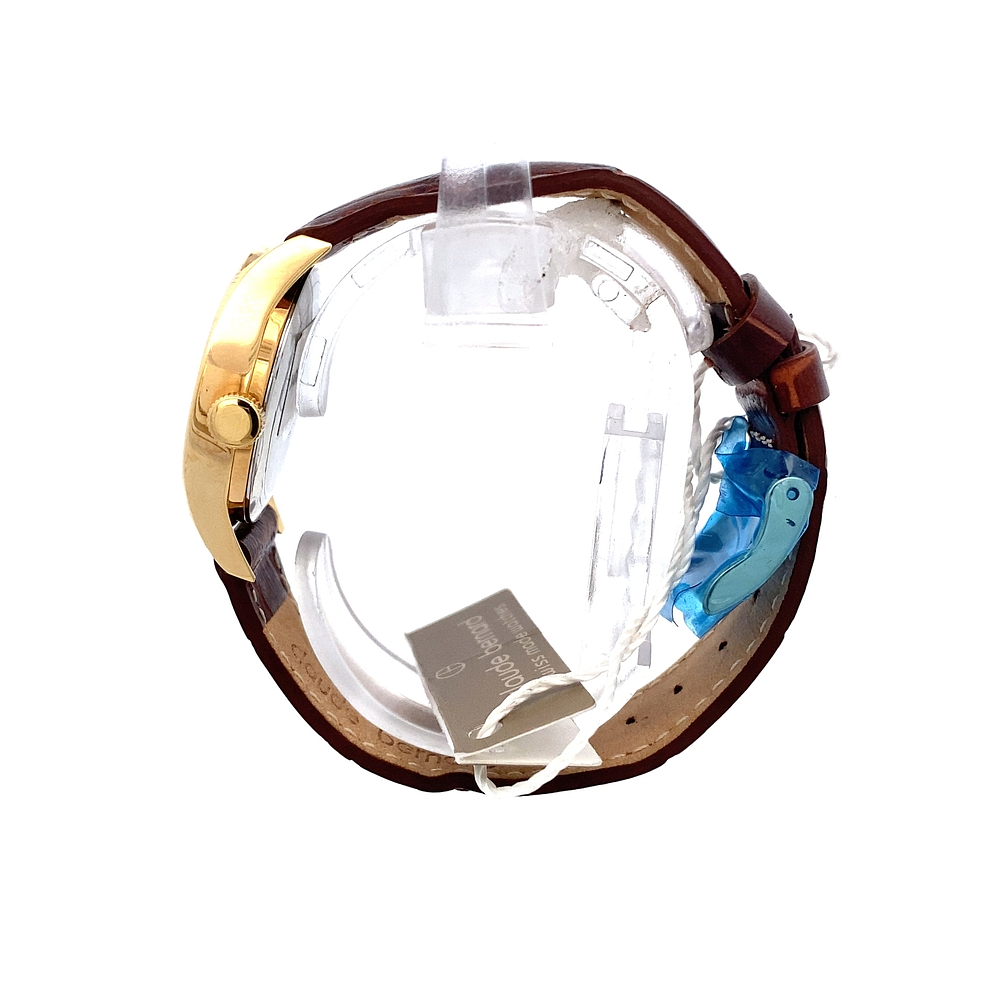 Reloj Claude Bernard Classic Ladies 54003 37J AID Mujer Acero Dorado 27 mm Esfera Plateada