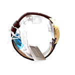 Reloj Claude Bernard Classic Ladies 54003 37J AID Mujer Acero Dorado 27 mm Esfera Plateada