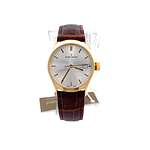 Reloj Claude Bernard Classic Ladies 54003 37J AID Mujer Acero Dorado 27 mm Esfera Plateada