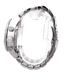 Reloj Victorinox Swiss Army Ambassador Clous de Paris 241191 Hombre Automático Acero 44 mm Esfera Gris