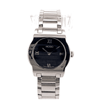 Reloj Mosso Tondo Mujer Cuarzo Acero 29 mm Esfera Negra