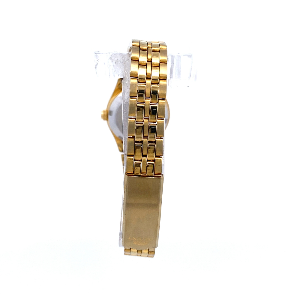 Reloj Orient 3 Star FNQ0400BC Mujer Automático Acero Dorado 25 mm Esfera Plateada
